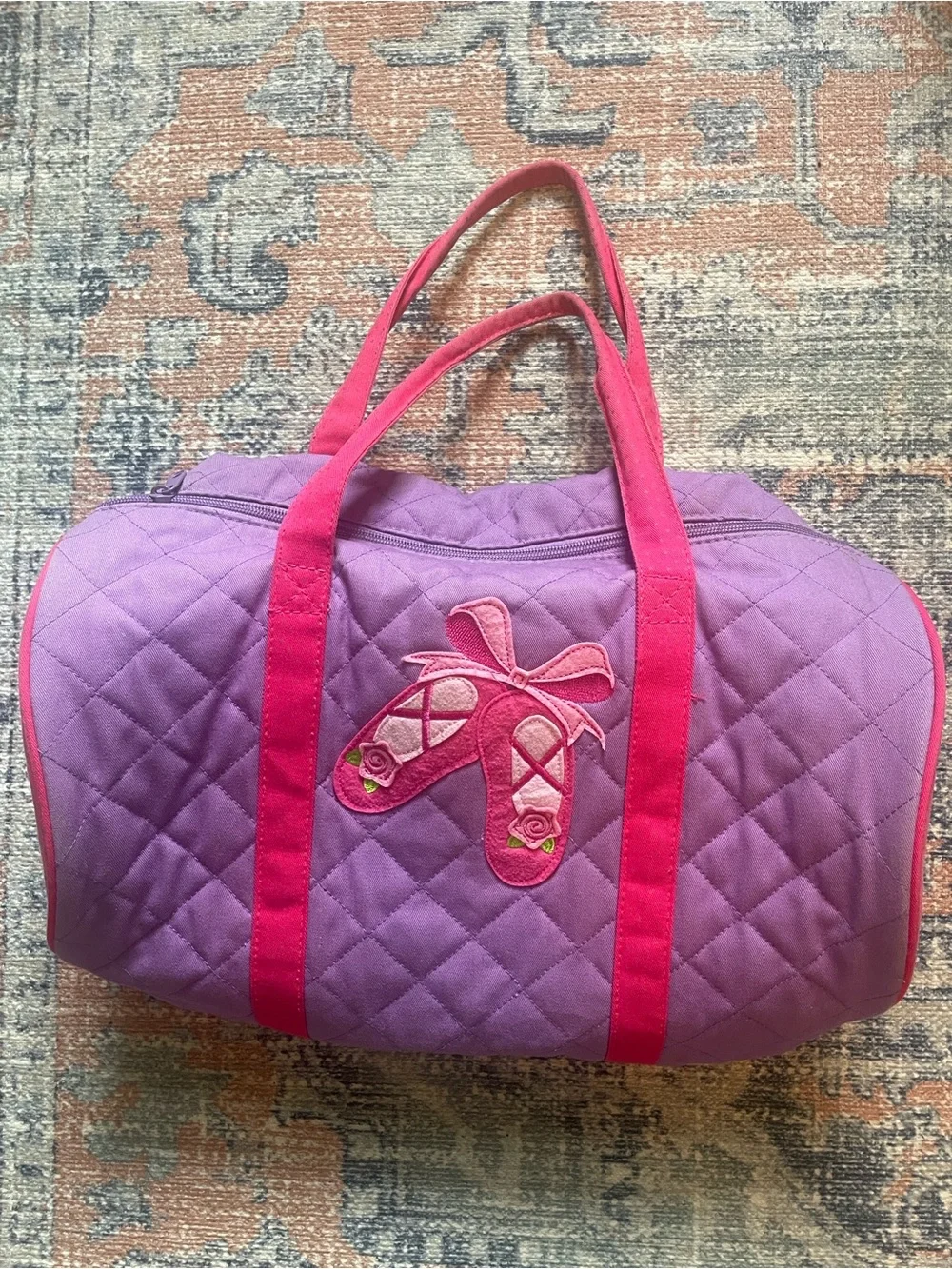 Stephen Joseph Ballet Quilted Duffel Bag